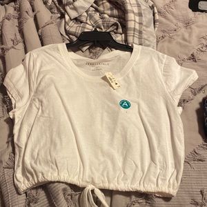 Brand new Aeropostale t shirt crop top, L